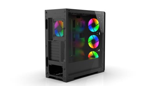 En ucuz EMPOUSA EMG-17XN 750W 80 PLUS 4X120MM FAN RGB + Gaming ATX PSU YOK KUMAND VAR